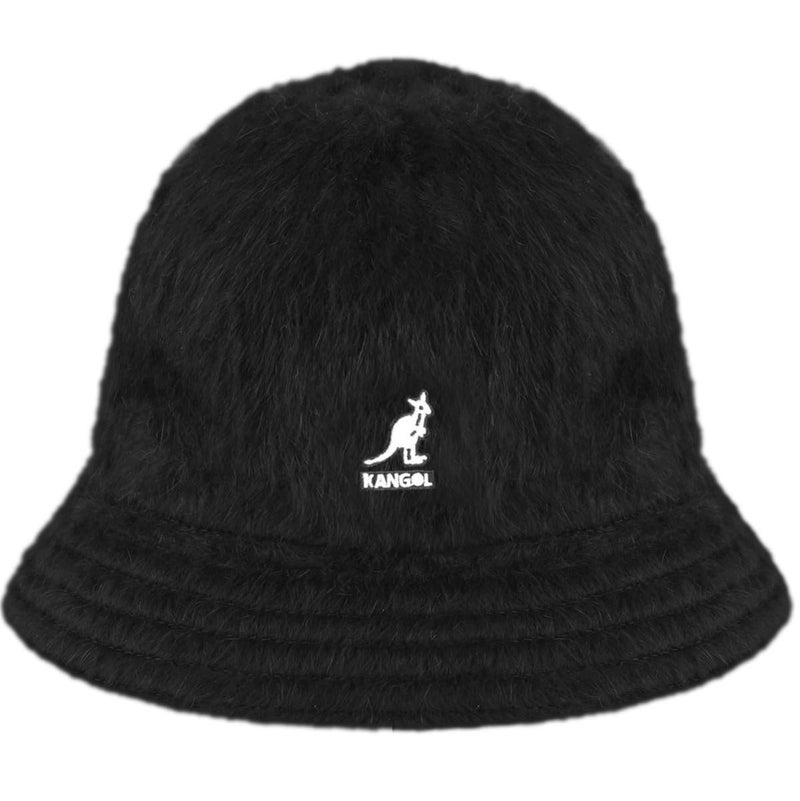 Kangol Furgora Hat, Casual Fuzzy Bucket Hat, Stylish Bucket Hat, Large, Black - Image 1